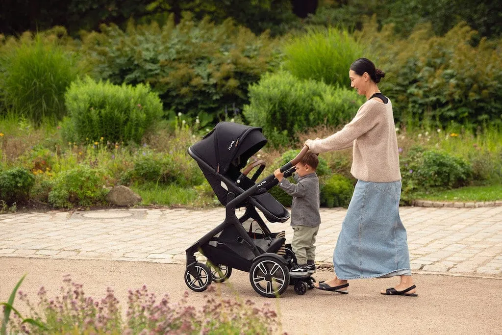 Nuna Pipa Urbn   Demi Next and Rider Board Travel System - Caviar